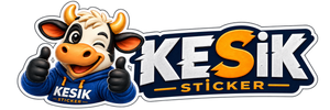 Kesik Sticker - Home
